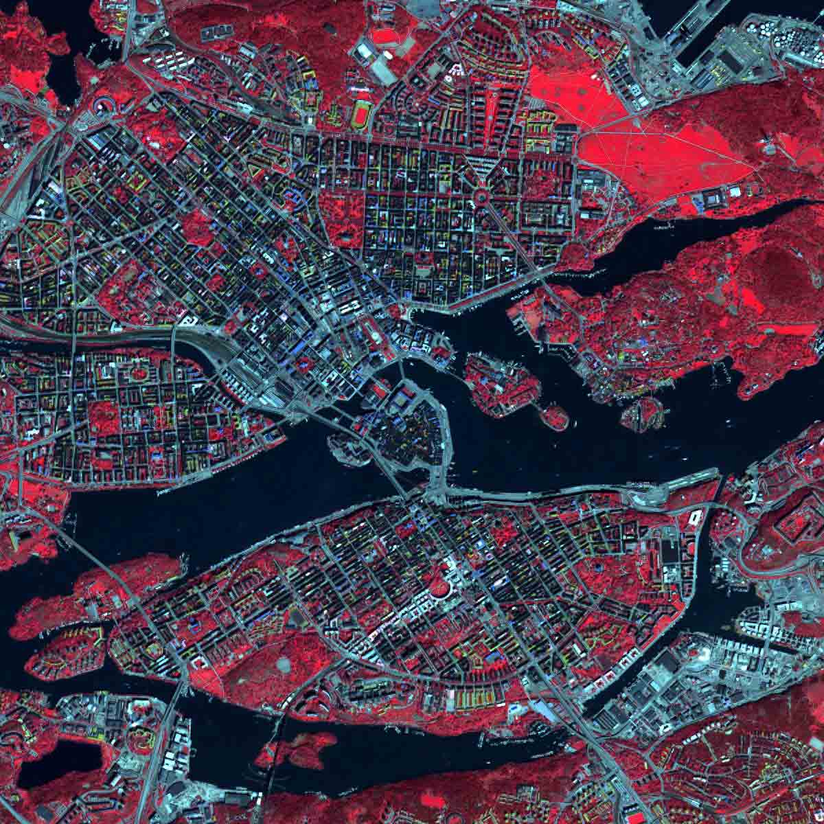 Stockholm v multispektrlnm reimu 