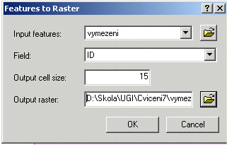 Fetature to raster